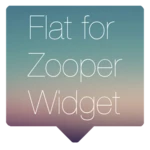 flat for zooper widget full android application logo